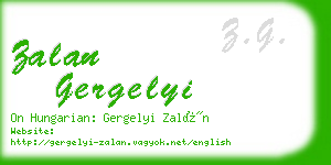 zalan gergelyi business card